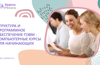 Структура и программное обеспечение ПЭВМ — компьютерные курсы для начинающих - обучение в Рязани